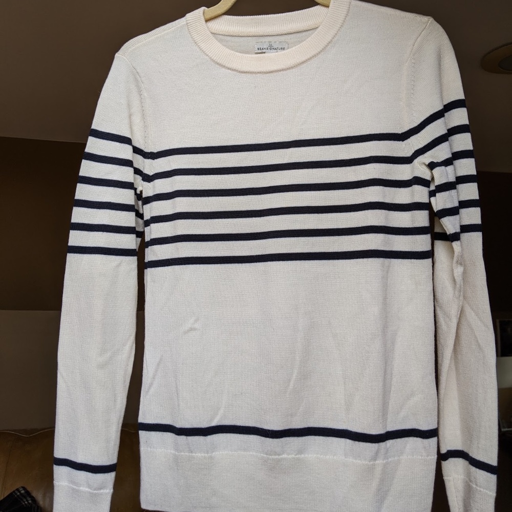 L.L.Bean Signature striped sweater